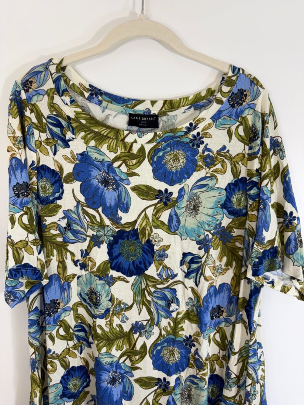 New Lane Bryant Blouse Womens 18 20 Plus Size Max Swing Perfect Sleeve Tunic Top - Picture 4 of 15